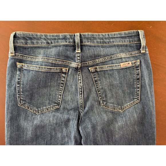 Joe’s Jeans The Boyfriend Slim Cuffed Mid Rise Denim Size 28 Medium Wash - Picture 6 of 13